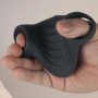 ROCKS-OFF Palm Black Flexibler Vibrations-Masturbator
