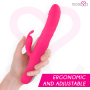 MORESSA WARREN Premium Silikon Vibrator mit Oszillierendem Impuls und Starker Vibration, Wiederaufladbar