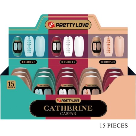 PRETTY LOVE - CASPAR 15er Pack Verschiedene Männliche Masturbatoren