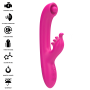 INTENSE - Christina Multifunktionaler Rabbit Vibrator 22,5 cm Rosa