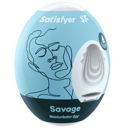 SATISFYER Savage Masturbator Ei – Flexibles Hydro-Active Material