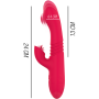 INTENSE - DUA Multifunktionaler Wiederaufladbarer Up & Down Vibrator mit roter Zunge