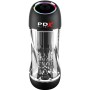 PDX ELITE Viewtube Pro Masturbator mit Vibrations- und Saugfunktion, transparent