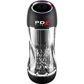 PDX ELITE Viewtube Pro Masturbator mit Vibrations- und Saugfunktion, transparent