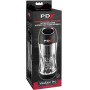PDX ELITE Viewtube Pro Masturbator mit Vibrations- und Saugfunktion, transparent
