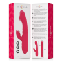 INTENSE - DUA Multifunktionaler Wiederaufladbarer Up & Down Vibrator mit roter Zunge