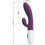 PRETTY LOVE ALVIS Rabbit Vibrator & G-Punkt Violett