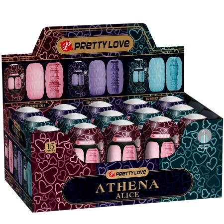PRETTY LOVE ATHENA ALICE Pack - 15 verschiedene männliche Masturbatoren