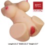 CRAZY BULL - EMMA Realistischer weiblicher Torso mit Vagina und Anal, 4,8 kg