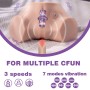 XISE Fennie Realistischer Multipositions-Masturbator mit Vibration und Thrusting