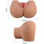 CRAZY BULL MILA Vibrator mit realistischem Vagina- und Anus-Masturbator und Fernbedienung