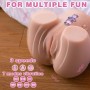 XISE CONNIE Realistischer Multipositions-Masturbator mit Vibration und automatischem Thrusting
