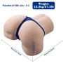 XISE GINA Realistischer Multipositions-Vagina-Masturbator mit Vibration und Fernbedienung