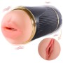 SHEQU - KAY Doppel-Masturbator mit dualer Vibration für Mund und Vagina