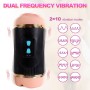 SHEQU - KAY Doppel-Masturbator mit dualer Vibration für Mund und Vagina
