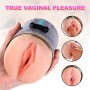 SHEQU - KAY Doppel-Masturbator mit dualer Vibration für Mund und Vagina