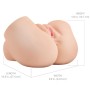 PDX ELITE - BACK THAT ASS UP Realistischer Vibrationsmasturbator für Vagina und Anus