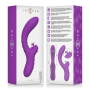 INTENSE FUN Harry Flexibler Vibrator mit lila Zunge, 20 Vibrationsprogramme