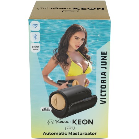 KIIROO KEON WiFi Kombi: Automatischer Masturbator Victoria June + Feel Stroker