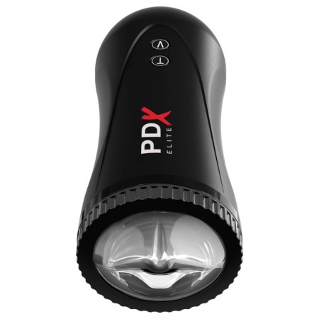 PDX ELITE Moto Stroker Masturbator mit vibrierender Umarmung
