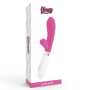 GLOSSY - JACKSON RABBIT ROSA Silikon-Massagestab mit 10 Vibrationsmodi
