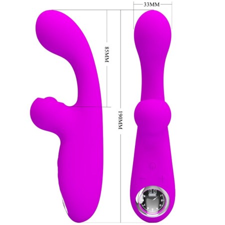 PRETTY LOVE - Skylar Multifunktionaler Rabbit Vibrator in Lila