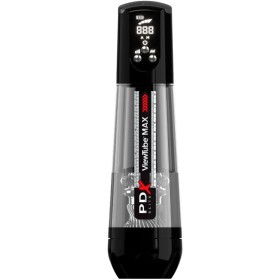 PDX ELITE VIEWTUBE MAX VIEW Automatischer Masturbator mit transparenter Saugnapftechnik