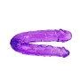 BAILE Doppel-Dildo aus flexiblem lila Jelly-Gelatine