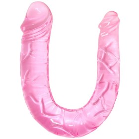 BAILE - Double Dong Dildo Doppel Rosa, 30,5 cm, TPR-Material