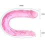 BAILE - Double Dong Dildo Doppel Rosa, 30,5 cm, TPR-Material