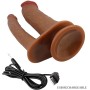 PRETTY LOVE Hulbert Doppel-Dildo mit realistischer Vibration Mulatto