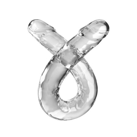 KING COCK - Double Trouble Doppel-Dildo 46 cm Transparent