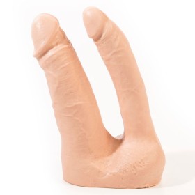PINK ROOM - Arthus realistischer Doppel-Dildo in Hautfarbe 17cm/15,5cm