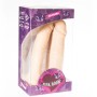 PINK ROOM - Arthus realistischer Doppel-Dildo in Hautfarbe 17cm/15,5cm