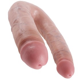 KING COCK - Doppel-Penetrationsdildo 17,8 cm naturgetreu