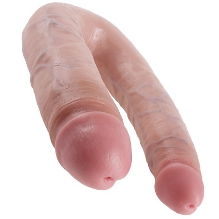 KING COCK - Doppel-Penetrationsdildo 17,8 cm naturgetreu