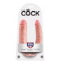 KING COCK - Doppel-Penetrationsdildo 17,8 cm naturgetreu