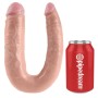 KING COCK - Doppel-Penetrationsdildo 17,8 cm naturgetreu