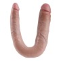 KING COCK - Doppel-Penetrationsdildo 17,8 cm naturgetreu