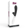 GLOSSY - Jackson Rabbit Schwarz Silikon-Massagegerät mit 10 Vibrationsmodi