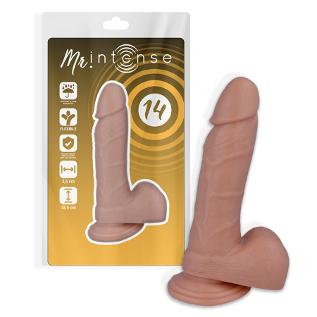 MR INTENSE - Realistischer Dildo 18,5 cm Länge, 3,8 cm Durchmesser