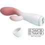 PRETTY LOVE Brighty Vibrator für G-Punkt und Klitoris mit 30 Vibrationsfunktionen, Rosa