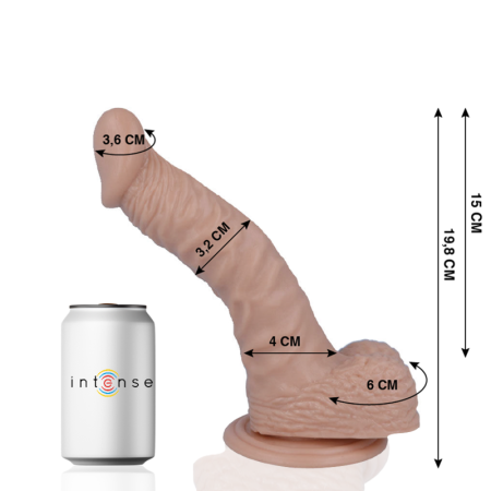 MR INTENSE - 18 cm realistischer Dildo 19,8 x 3,2 cm - 100% naturgetreu