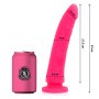 DELTA CLUB - Realistischer rosa Dildo aus medizinischem Silikon 23 cm - Ø 4,5 cm