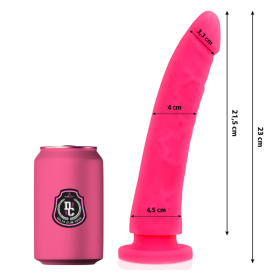 DELTA CLUB - Realistischer rosa Dildo aus medizinischem Silikon 23 cm - Ø 4,5 cm