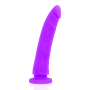DELTA CLUB - Realistischer lila Dildo aus medizinischem Silikon, 20 cm Länge, 4 cm Durchmesser