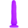 DELTA CLUB - Realistischer lila Dildo aus medizinischem Silikon, 23 cm Länge, 4,5 cm Durchmesser