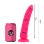 DELTA CLUB - Realistischer rosa Silikon-Dildo 20 cm x 4 cm