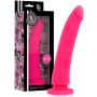 DELTA CLUB - Realistischer rosa Silikon-Dildo 20 cm x 4 cm