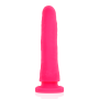 DELTA CLUB - Realistischer rosa Silikon-Dildo 20 cm x 4 cm